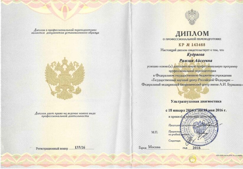 Кудряева Рямзия Айсеевна