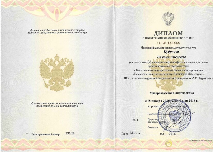 Кудряева Рямзия Айсеевна