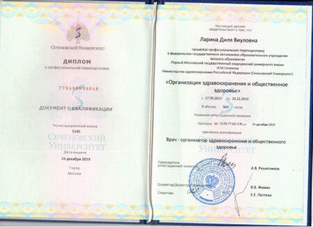 Ларина Диля Виуловна