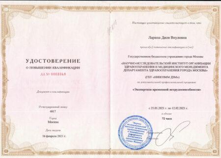 Ларина Диля Виуловна