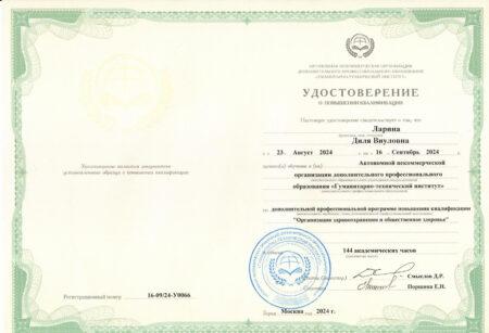 Ларина Диля Виуловна