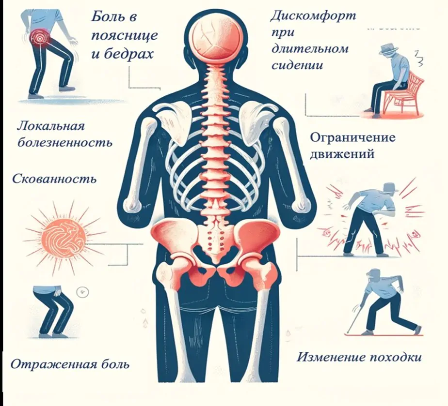 Артроз подвздошно-крестцовых сочленений